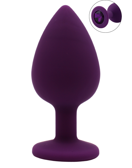 Plug bijou violet Large - DB-RY069PUR