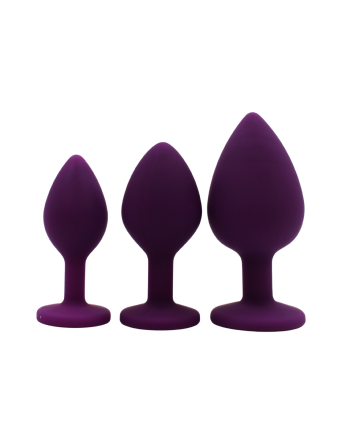 Plug bijou violet Large - DB-RY069PUR
