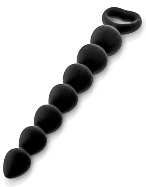 Chapelet plug anal noir 27cm - CC5710042010 Chapelet plug anal noir 27cm - CC5710042010