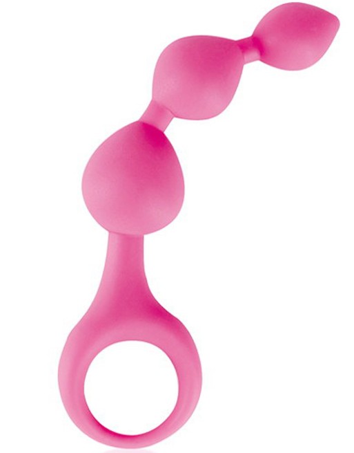 Stimulateur anal rose à boules - CC570006 Stimulateur anal rose à boules - CC570006
