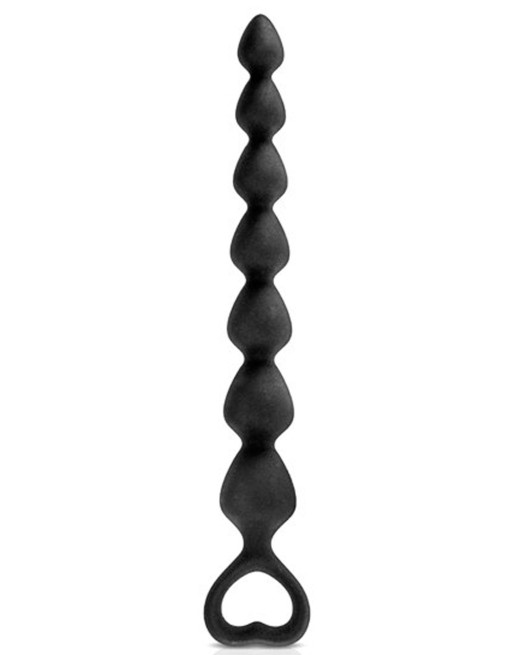 Chapelet plug anal noir 18cm - CC5710041010 Chapelet plug anal noir 18cm - CC5710041010