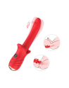 Vibromasseur Rouge Ultra-Souple KISS – USK-V35
