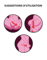 Vibromasseur Rouge Ultra-Souple KISS – USK-V35