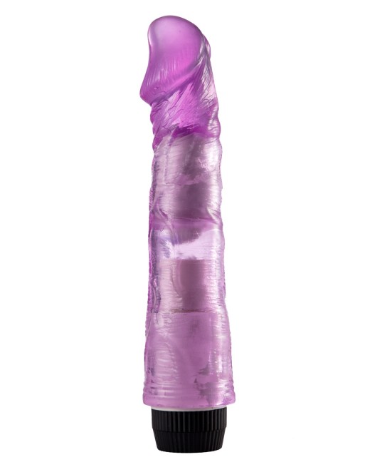 Vibromasseur 20 cm Jelly violet avec Picots - YOJ-027PU Vibromasseur 20 cm Jelly violet avec Picots - YOJ-027PU