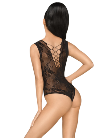 Body résille noir Devil's advocate - PH0102BLK
