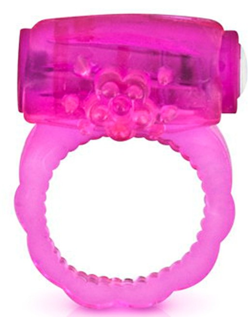 Cockring rose vibrant avec stimulation du clitoris - CC570041 Cockring rose vibrant avec stimulation du clitoris - CC570041