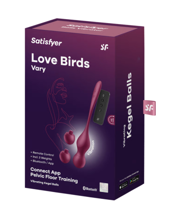 Boules de geisha vibrantes Satisfyer Love Birds Vary - CC597876
