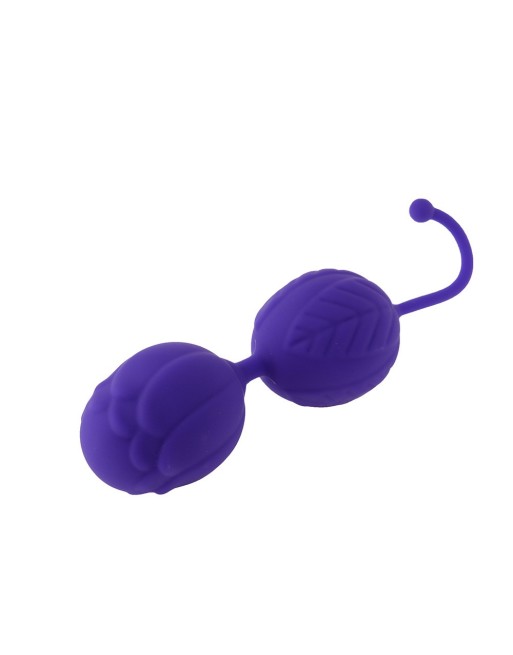 Boules de Geisha violet silicone - KOB004PUR Boules de Geisha violet silicone - KOB004PUR