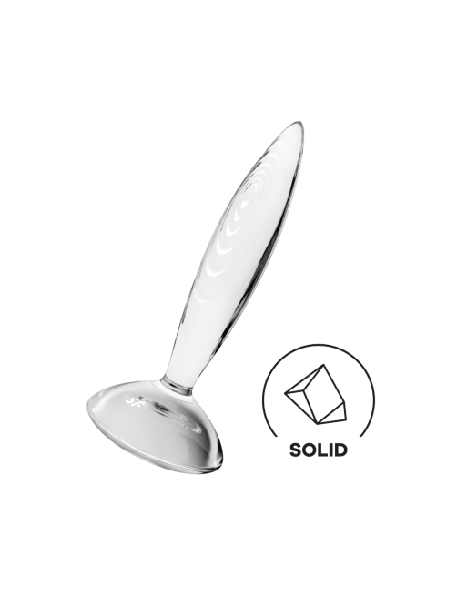 Gode anal en verre borosilicaté massif transparent Sparkling Crystal Satisfyer - CC597830 Gode anal en verre borosilicaté massif transparent Sparkling Crystal Satisfyer - CC597830