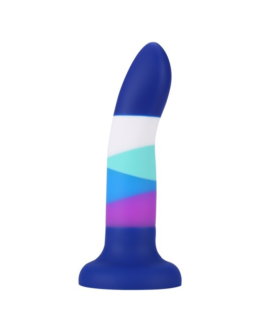 Gode ventouse 6 couleurs bleu - DO-051-S-6 Gode ventouse 6 couleurs bleu - DO-051-S-6