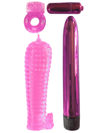 Coffret 4 sextoys rose Classix - R545112