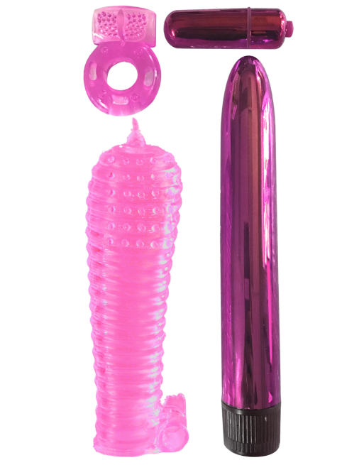 Coffret 4 sextoys rose Classix - R545112 Coffret 4 sextoys rose Classix - R545112