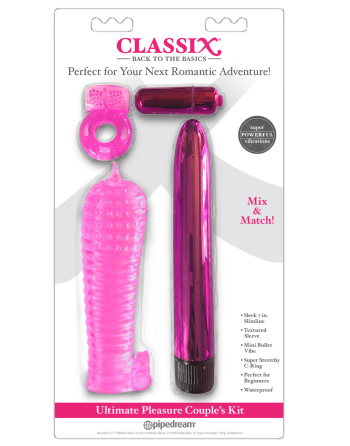 Coffret 4 sextoys rose Classix - R545112