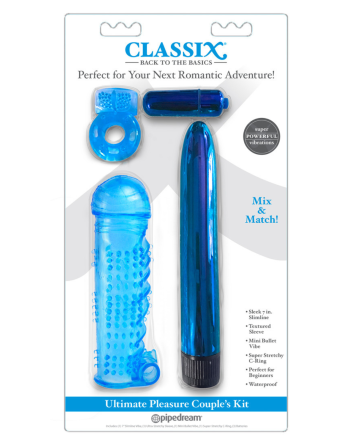 Coffret 4 sextoys bleu Classix - R545120