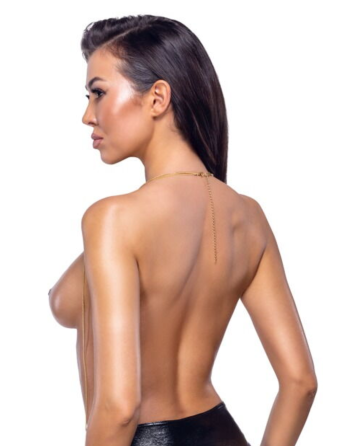 Chaîne de corps dorée avec strass - R24505006001