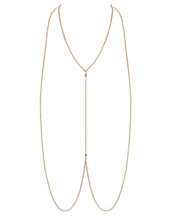 Chaîne de corps dorée avec strass - R24505006001