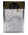 Paire de cache tétons adhésifs strass bleu et violet - NP-1020BLU