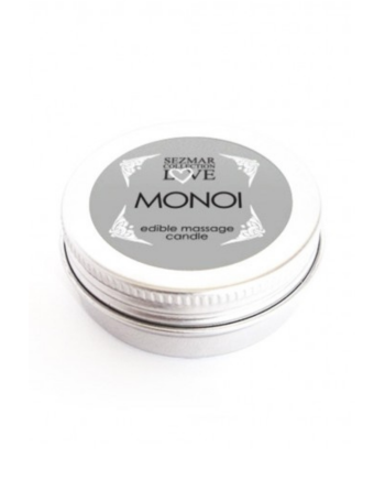 Mini Bougie de massage Monoï 30ml 100% naturelle - SEZ075