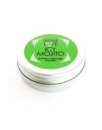 Mini Bougie de massage mojito 30ml 100% naturelle - SEZ074