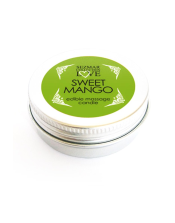 Mini Bougie de massage Mangue 30ml 100% naturelle - SEZ069