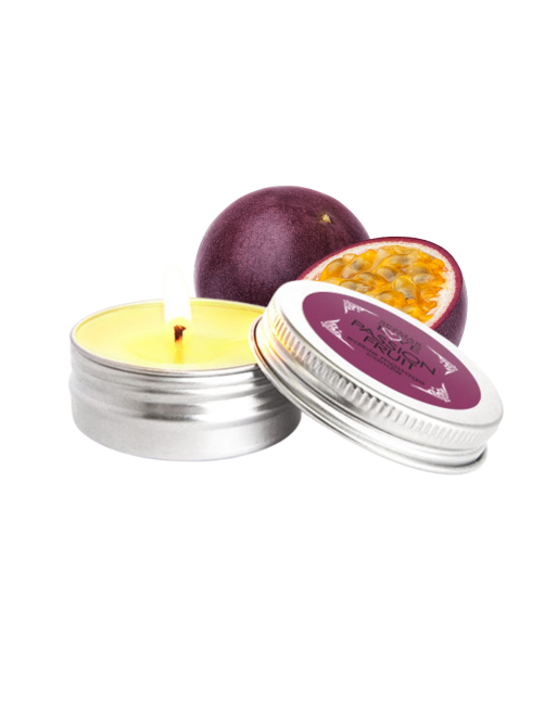 Mini Bougie de massage fruit de la passion 30ml 100% naturelle - SEZ067