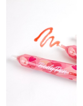 Stylo corporel bodypaint comestible fraise - SP6267