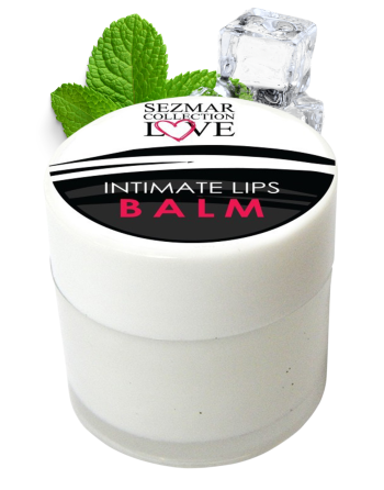 Baume de plaisir menthe effet froid pour lèvres intimes 100% naturel 50 ml - SEZ040