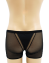 Boxer noir semi opaque - LM2502-67BLK