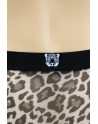 Boxer en résille imprimé léopard gris - LM2501-67GREY