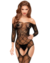 Bodystocking Noir Top-notch - PH0041BLK
