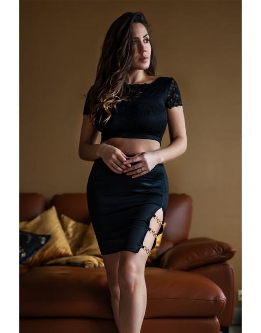 Mini Jupe Elena Simili Cuir – Be Lily Glamour & Provocante