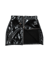 Mini Jupe Noire Lara – Effet Vinyle & Glamour Audacieux