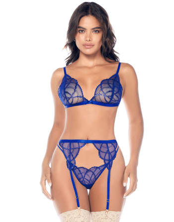 Ensemble 3 Pièces avec Broderie Mapalé – Broderie Brillante & Élégance Intemporelle