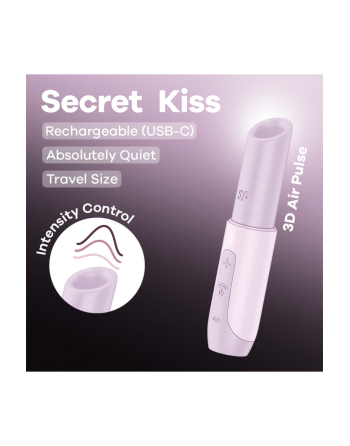 Stimulateur clitoridien de voyage Secret Kiss Satisfyer - CC597869